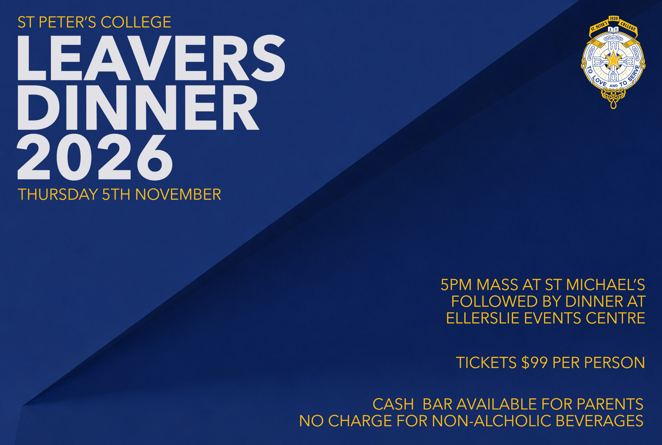 Leavers Dinner Flyer Final
